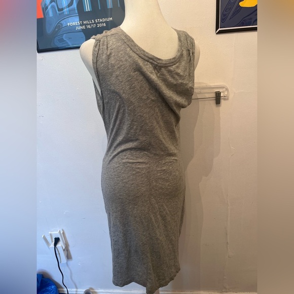 Nation LTD Frida Twisted Sleeveless Muscle Heather Gray Dress Small - Picture 3 of 4